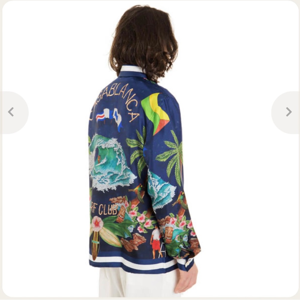 CASABLANCA SURF CLUB MIDNIGHT SHIRT - MULTICOLOR